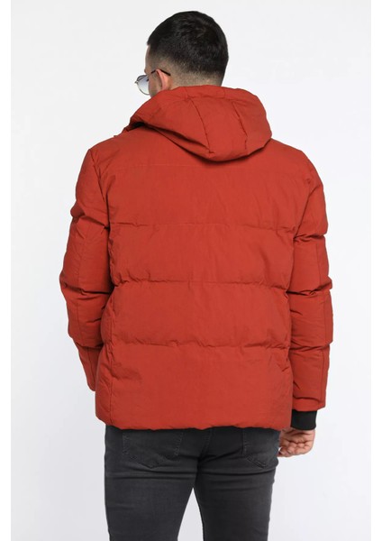 Kapüşonlu Astarlı Erkek Şişme Mont modelleri