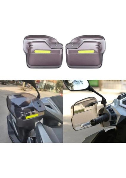 Motosiklet El Koruma Rüzgarlık Siperlik Plastik El Koruması Scooter,cross,vitesli ve Atv Mod Uygun
