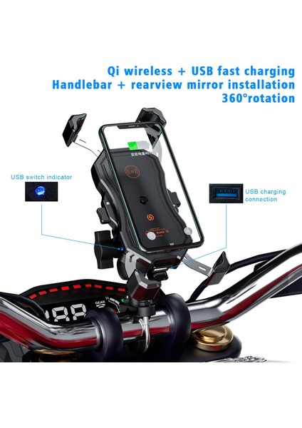 CS-1288A1 Tek Tuşla Geri Çekilebilir Cep Telefonu Standı (Yurt Dışından)