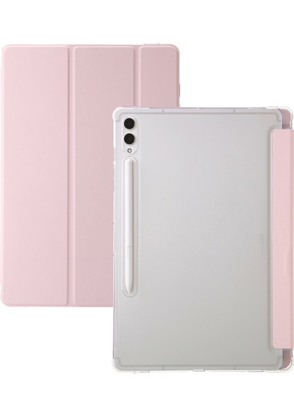 Samsung Galaxy Tab S10 Ultra Için 3 Katlı Pu Kılıf (Yurt Dışından)