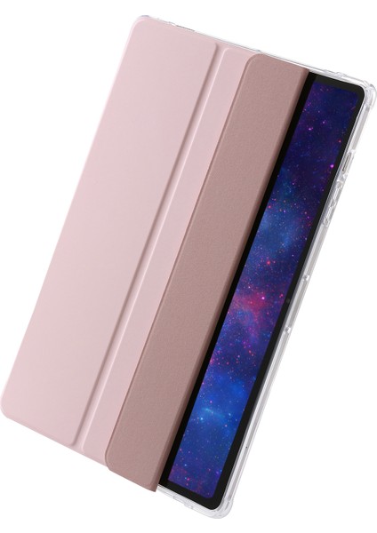 Samsung Galaxy Tab S10 Ultra Için 3 Katlı Pu Kılıf (Yurt Dışından)