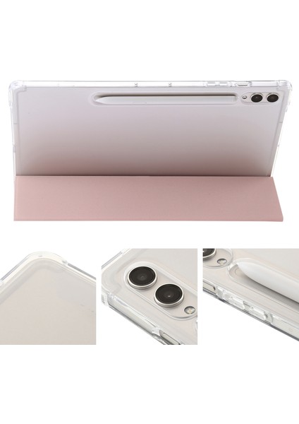 Samsung Galaxy Tab S10 Ultra Için 3 Katlı Pu Kılıf (Yurt Dışından)