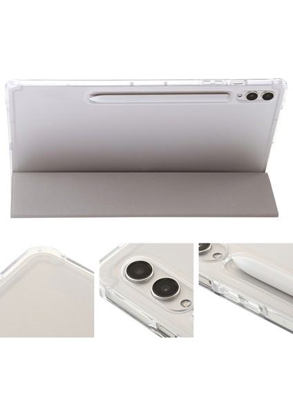 Samsung Galaxy Tab S10 Ultra Için 3 Katlı Pu Kılıf (Yurt Dışından)