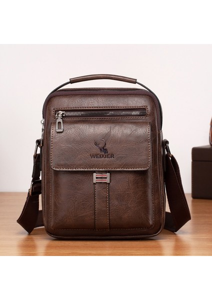 Weıxıer 8683 Retro Erkek Iş Çapraz Çanta (Yurt Dışından)