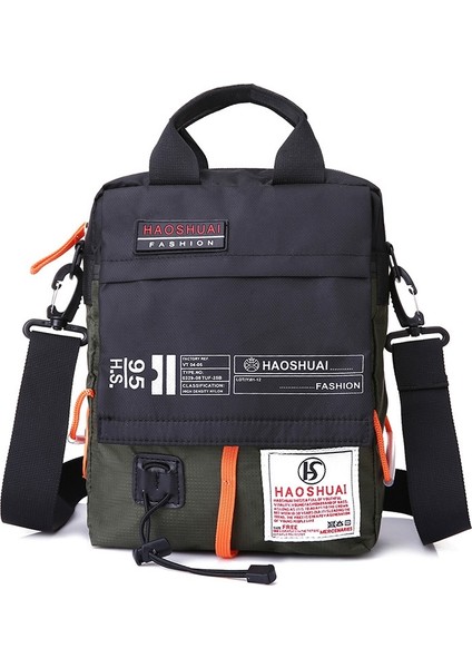 Haoshuaı 206-1 Erkek Handhd Çapraz Çanta 206-1 Ordu Yeşili (Yurt Dışından)