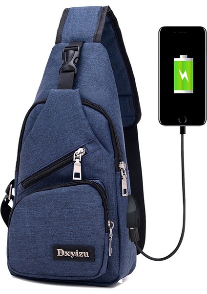 Harici USB Şarj Arayüzlü Dxyizu Bel Çantası (Yurt Dışından)