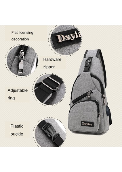 Harici USB Şarj Arayüzlü Dxyizu Bel Çantası (Yurt Dışından) fırsatları