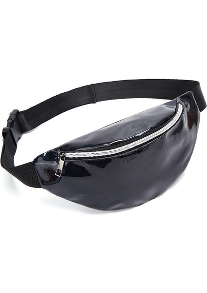 Moda Uni Göğüs Çantası Fanny Paketi Bel Çantası Su Geçirmez Lazer Çantalar (Yurt Dışından)