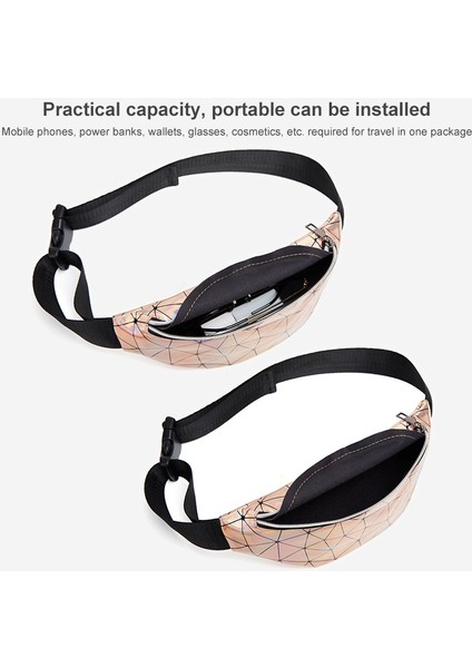 Moda Uni Göğüs Çantası Fanny Paketi Bel Çantası Su Geçirmez Lazer Çantalar (Yurt Dışından) fırsatları