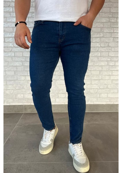 Erkek Likralı Jean Kot Pantolon P-00013332