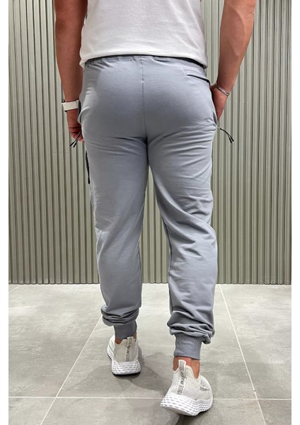 Paça Ribanalı Baskılı Erkek Eşofman Altı modelleri