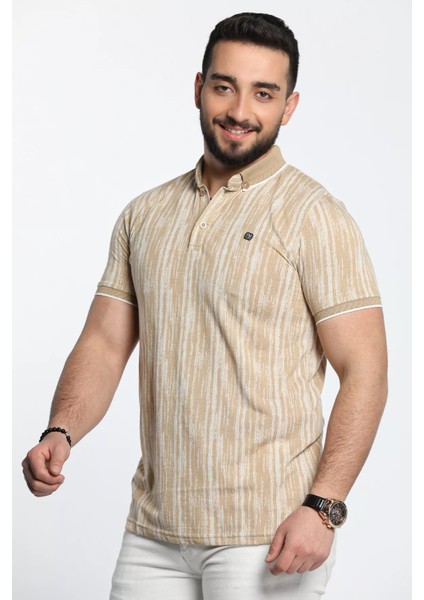 Desenli Polo Yaka Erkek Tişört modelleri