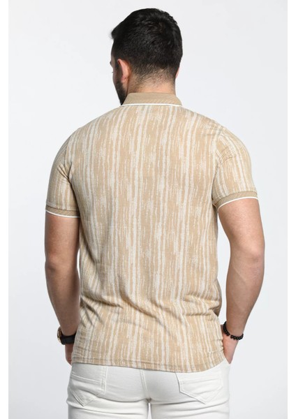 Desenli Polo Yaka Erkek Tişört fırsatları