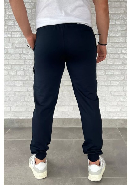 Paça Ribanalı Baskılı Erkek Eşofman Altı modelleri