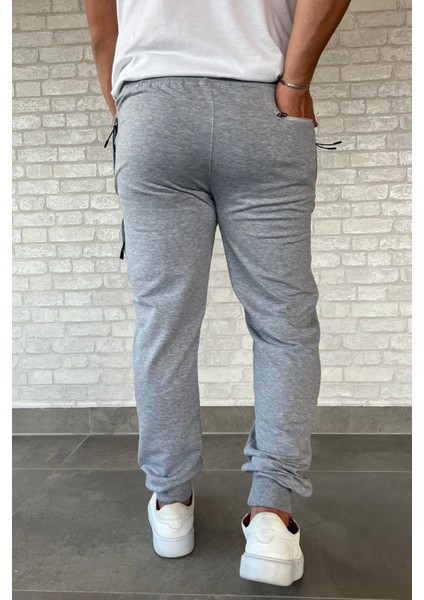 Paça Ribanalı Baskılı Erkek Eşofman Altı modelleri