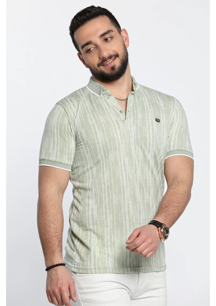 Desenli Polo Yaka Erkek Tişört modelleri