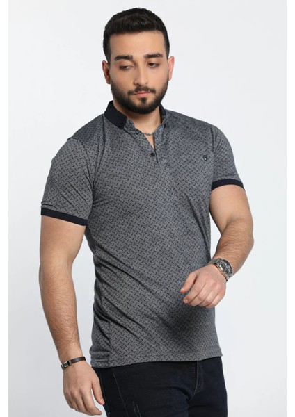Erkek Desenli Polo Yaka Tişört fiyatları