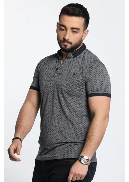 Erkek Desenli Polo Yaka Tişört modelleri
