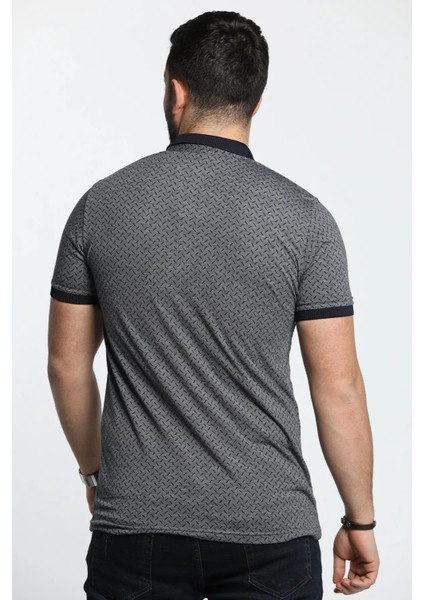 Erkek Desenli Polo Yaka Tişört fırsatları
