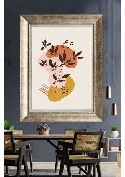 Gümüş Çerçeveli Paspartulu Tablo NM2215