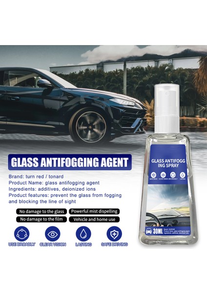 30ML 30ML Cam Antifog Spreyi Otomobil Camı Anti-Buhar Spreyi Etkili Güvenli Ürün Satışı (Yurt Dışından) modelleri