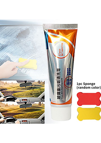 B TIPI-30G Seti Araba Camı Yağ Filmi Temizleme Pastası Derin Temizlik Parlatıcı Cam Temizleyici - Streak-Free Shine Cam Temizleyici (Yurt Dışından) fiyatları