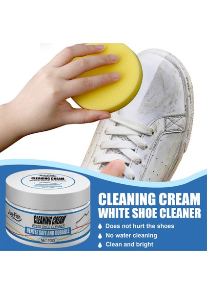 1 Bilgisayar Beyaz Ayakkabı Temizleme Kremi Ayakkabı Lekesi Çıkarıcı Beyaz Sneaker Ayakkabıları Beyazlatma Temizleme Jeli Yıkanabilir Sünger Ile (Yurt Dışından) modelleri