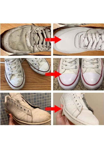 1 Bilgisayar Beyaz Ayakkabı Temizleme Kremi Ayakkabı Lekesi Çıkarıcı Beyaz Sneaker Ayakkabıları Beyazlatma Temizleme Jeli Yıkanabilir Sünger Ile (Yurt Dışından) fırsatları