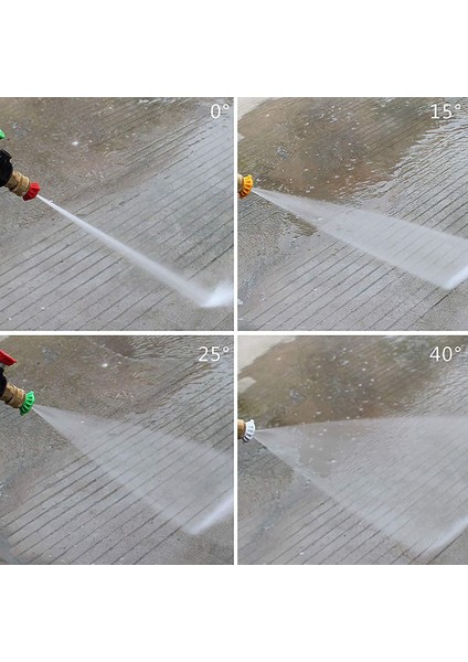 Yüksek Basınçlı Püskürtme Başlığı Uçları Bağlantı Nozül Köpük Püskürtücü Araba Yıkama Hızlı Bağlantı Adaptör Kısa Çubuk (Yurt Dışından)