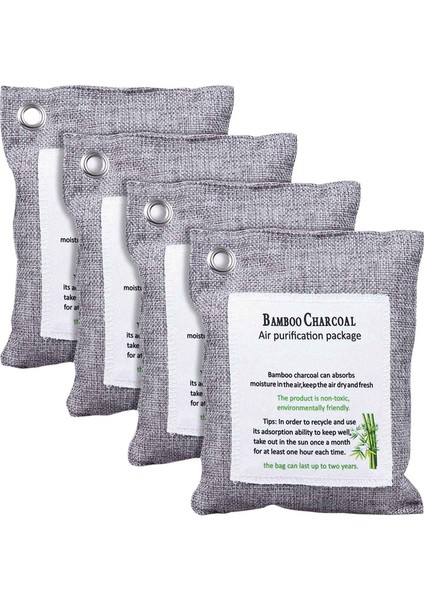 Aktive Bambu Kömür Çanta Koku Giderici 200GX4, Ev, Araç, Dolap, Ayakkabı Için Hava Temizleyici Çantalar (Yurt Dışından)