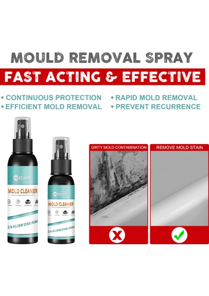 30ML Kutulu Evde Küf Temizleyici Sprey Duvar Küf Kokusu Giderici Çok (Yurt Dışından) fırsatları