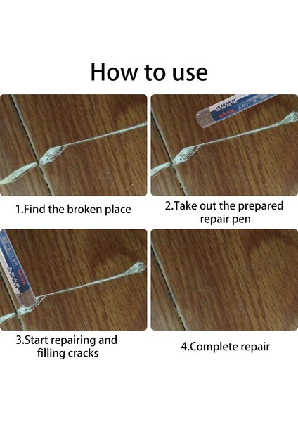 T (Pembe) Su Geçirmez Tamir Kalemi Mumlu Ahşap Mobilya Zemin Tamir Kalemi Hasarlı Çizik Ahşap Tamir Kalem Çizikli Sütun Tamir Malzemeleri (Yurt Dışından) fırsatları