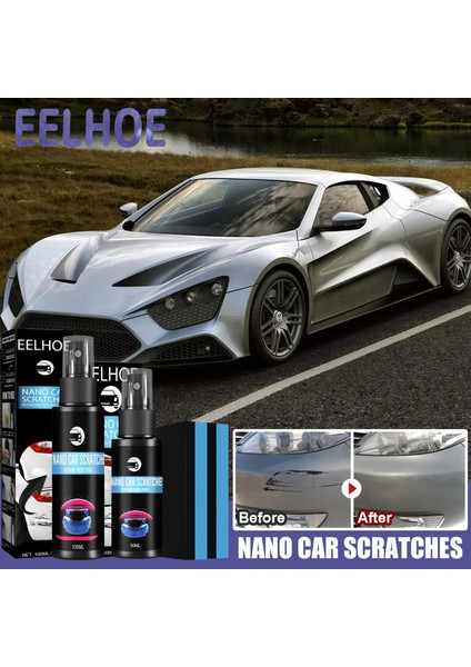 100 Ml'lik Kutu Araba Çizik Onarım Spreyi Nano Araba Seramik Kaplama Wax Boya Onarımı Polray Araba Gövde Parlatma Bakım Ajanı Seti (Yurt Dışından) indirimleri