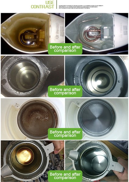 Gosterildigi Gibi Mutfak Aksesuarları Için Kireç Çözücü Tabletler Saf Gıda Sınıfı Asit Kireç Çözücü Ev Aletleri Temizleyici (Yurt Dışından) modelleri