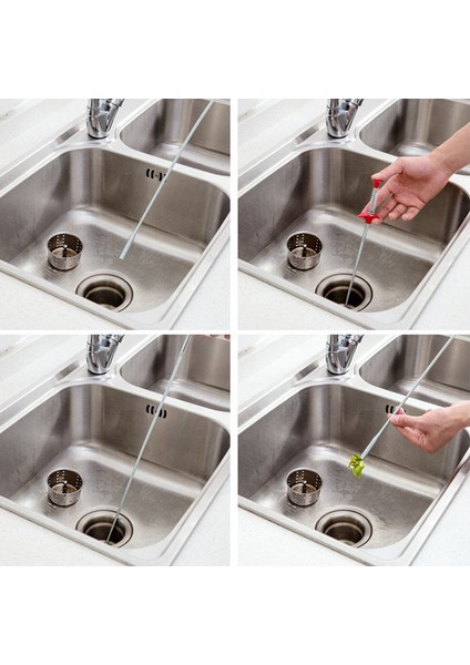 Bahar Boru Temizleme Araçları 60CM Esnek Lavabo Pençesi Boru Tutucu Lavabo Pompası Lavabo Tıkanıklık Çözücü Sopa Banyo Saç Boru Açıcı (Yurt Dışından) modelleri