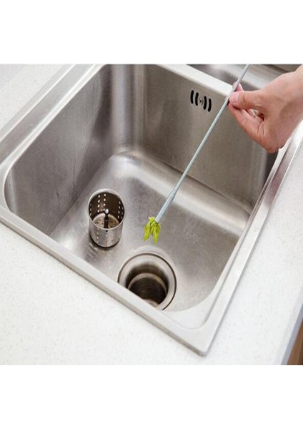 Bahar Boru Temizleme Araçları 60CM Esnek Lavabo Pençesi Boru Tutucu Lavabo Pompası Lavabo Tıkanıklık Çözücü Sopa Banyo Saç Boru Açıcı (Yurt Dışından) fırsatları