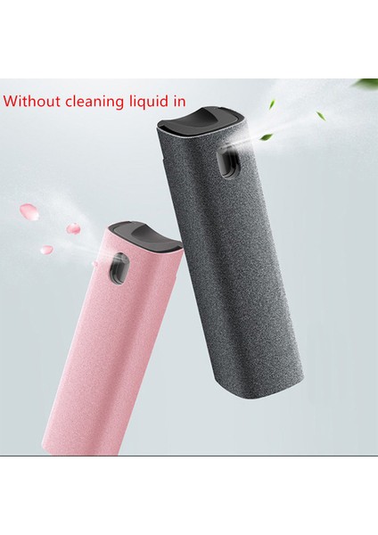 Pembe-Sıvı Yok Telefon Ekranı Temizleyici Sprey Bilgisayar Ekranı Toz Giderme Mikrofiber Bez Seti Temizlik Aracı Temizlik Solüsyonu Olmadan (Yurt Dışından)