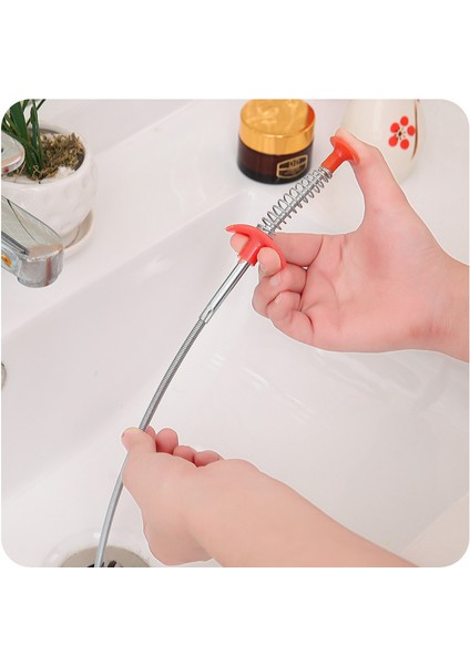 62CM Bahar Boru Temizleme Araçları, Drenaj Hortumu, Drenaj Temizleyici Sıvı Boru Temizleyici Ev Temizlik Araçları Lavabo Için (Yurt Dışından) fırsatları