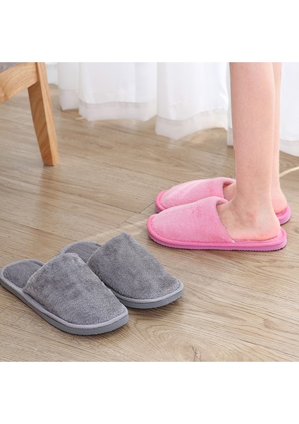 Limon Evim Güzel Renkler Sıcak Peluş Terlik Kaymaz Rahat Bayanlar Iç Mekan Terliği Sweet Colors Sıcak Peluş Terlik Kolye Rin (Yurt Dışından) fırsatları