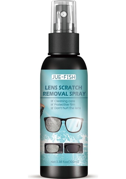 100ML Gözlük Temizleyici 100ML Onarım Spreyi Gözlük Lens Çizik Giderme Araçları Monitör Ekranı Için Yüksek Konsantrasyon Güvenlik Gözlüğü (Yurt Dışından)