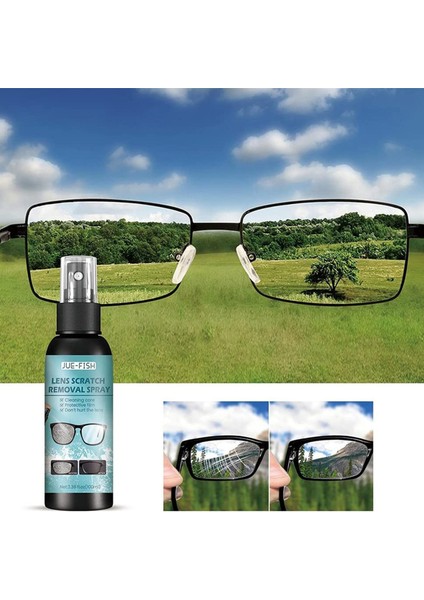 100ML Gözlük Temizleyici 100ML Onarım Spreyi Gözlük Lens Çizik Giderme Araçları Monitör Ekranı Için Yüksek Konsantrasyon Güvenlik Gözlüğü (Yurt Dışından) fiyatları