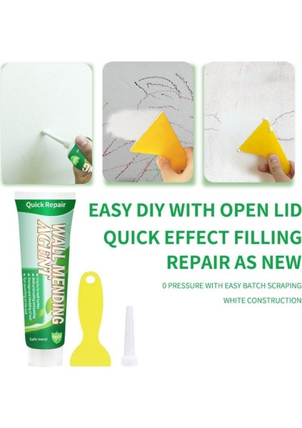 130G Duvar Tamir Ajanı 130GG Duvar Onarım Kremi Kazıyıcı Boya Geçerli Küf Önleyici Hızlı Kuruyan Yama Onarımı (Yurt Dışından) fiyatları