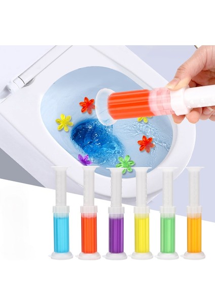 Turuncu 1 Adet Tuvalet Temizleyici Jel Çiçek Etkili Aromatik Deodorant Banyo Hava Temizleyici Tuvalet Kokusu Kir Temizleme Temizlik Araçları (Yurt Dışından) fırsatları