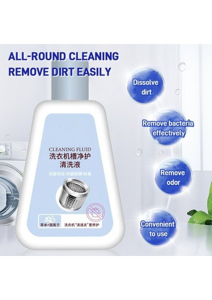 1 Şişe5 Yıkama Makinesi Leke Temizleyici Yıkama Makinesi Temizleyici Yıkama Makinesi Küf Giderici Kötü Koku Giderici Kolay Saklama Için Her (Yurt Dışından) fırsatları