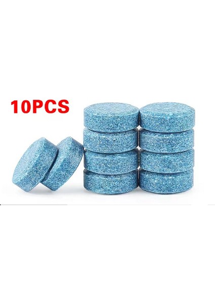 10 Parça Pcs Araba Efervesan Tablet Rüzgarlık Temizleyici Silecek Temizleme Tableti Katı Yıkayıcı Evrensel Ev Tuvalet Cam Pencere (Yurt Dışından)