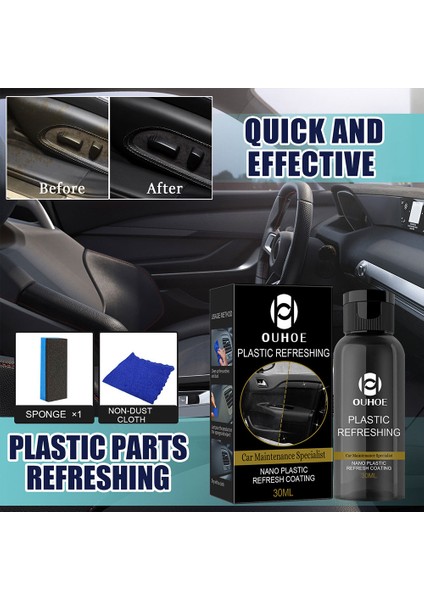 15ML 2 Adet Set Otomobil Plastik Parçaları Yenileme Temizleyici Boya Ajanı - Ürün Başlığı (Yurt Dışından) fiyatları