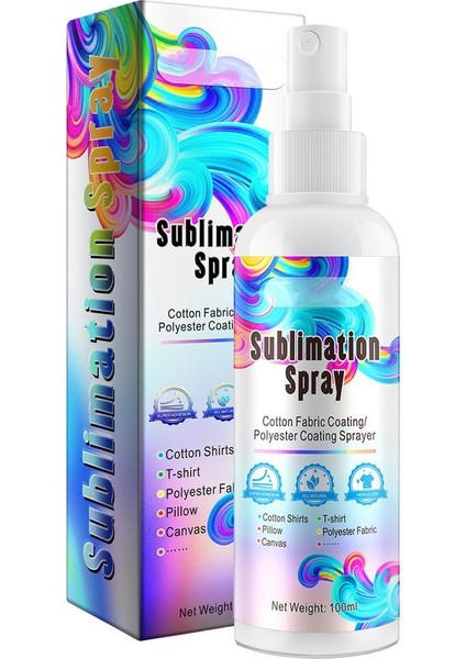 100ML Hızlı Kuruyan Tutunma Kaplamalı T-Shirt Yastık Kanvas Çanta Için Süblimasyon Kaplama Spreyi Kolay Kullanım Süblime Sıvı Sprey (Yurt Dışından)