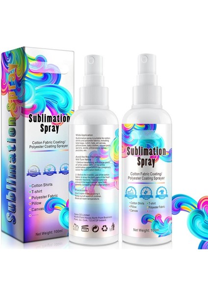 100ML Hızlı Kuruyan Tutunma Kaplamalı T-Shirt Yastık Kanvas Çanta Için Süblimasyon Kaplama Spreyi Kolay Kullanım Süblime Sıvı Sprey (Yurt Dışından) modelleri