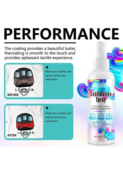 100ML Hızlı Kuruyan Tutunma Kaplamalı T-Shirt Yastık Kanvas Çanta Için Süblimasyon Kaplama Spreyi Kolay Kullanım Süblime Sıvı Sprey (Yurt Dışından) indirimleri