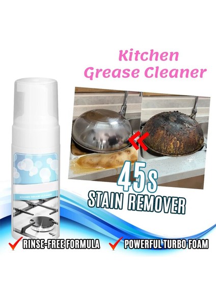 30ML Mutfak Yağ Temizleyici ml Paslanmaz Çelik Temizleyici Ağır Yağ Lekesi Giderme Sihirli Kabarcık Ocak Davlumbaz Köpük Temizleyici (Yurt Dışından) fiyatları